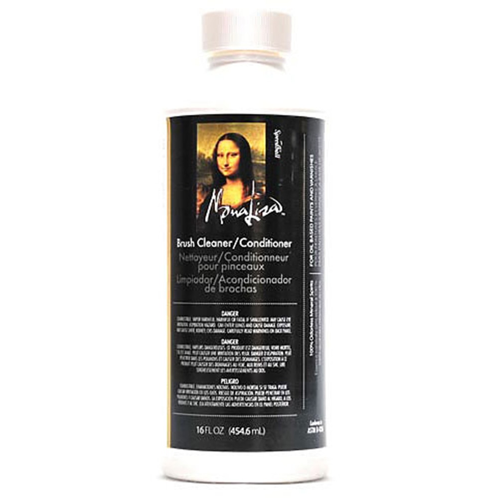 Mona Lisa, Brush Cleaning, Fluid